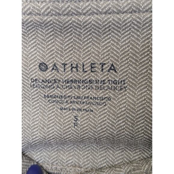 ATHLETA Delancey Herringbone Tights Work Pants Beige Womens Size Small - Picture 4 of 8